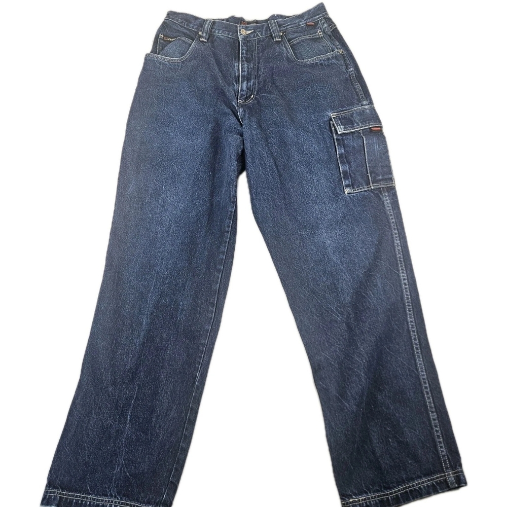 FUBU The Collection Jeans Mens‎ 36x34 Blue Denim Y2K Hip Hop Streetwear